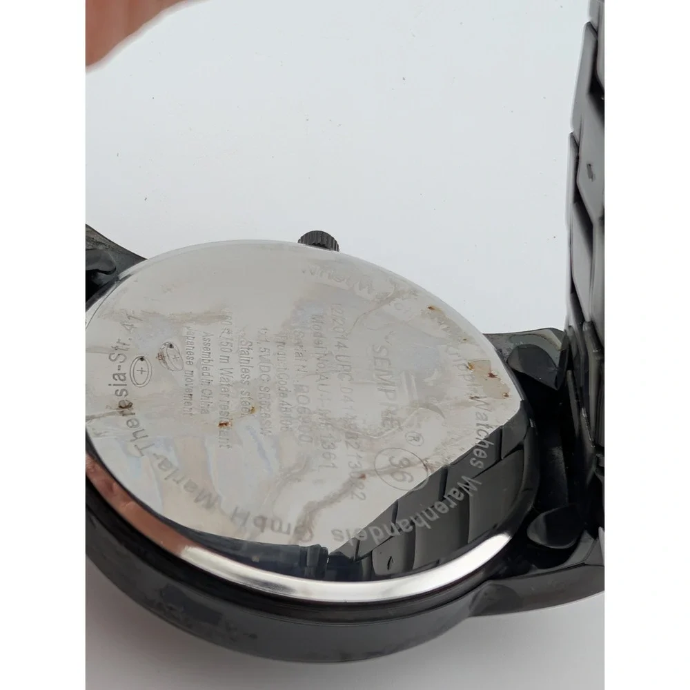 Sempre Watch Men 47mm Case Black 7